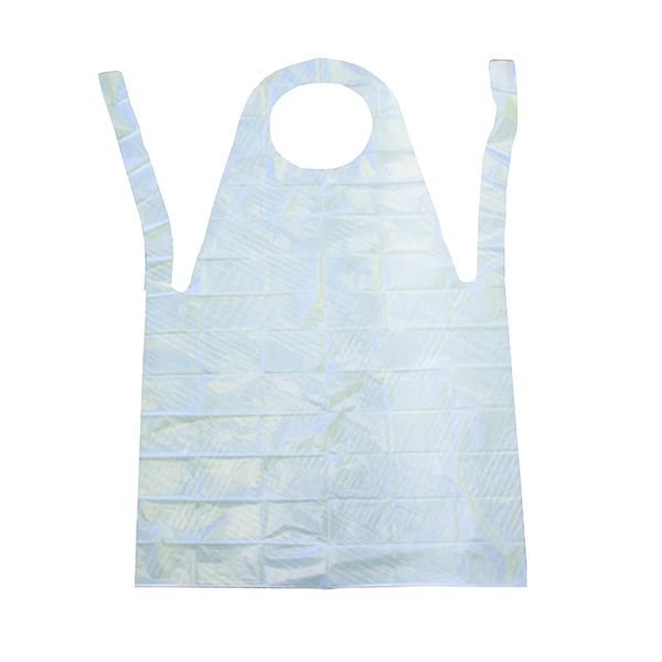 APRON, PLASTIC, DISPOSABLE, 2MM